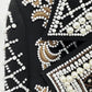 JK133Y Luxurious Hand-Embroidered Beaded Diamond Short Coat