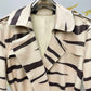 Animal Print Belted Trench coat
