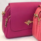 Maya Bumble Bee Leather Mini Crossbody  Bag By JIJOU CAPRI