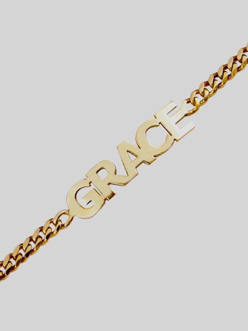 Personalized Name Bracelet - All Caps