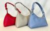 211 Italian Asymmetrical Leather Bag Braided Strap