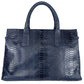 DM521 Italian Embossed Leather Large Handbag JIJOU CAPRI