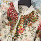 Beaded Jacquard Embroidered Bomber Jacket