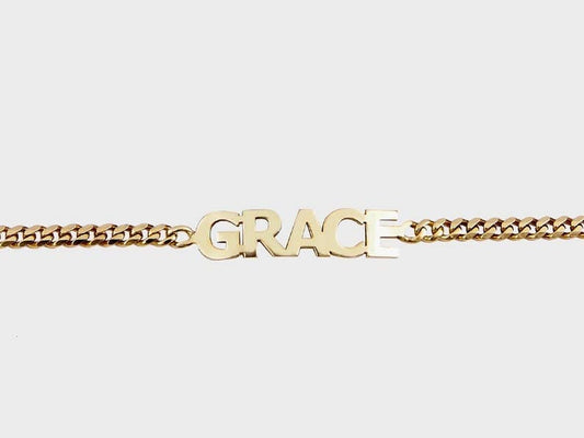 Personalized Name Bracelet - All Caps