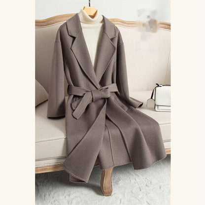 Double-Sided Cashmere Wool Coat