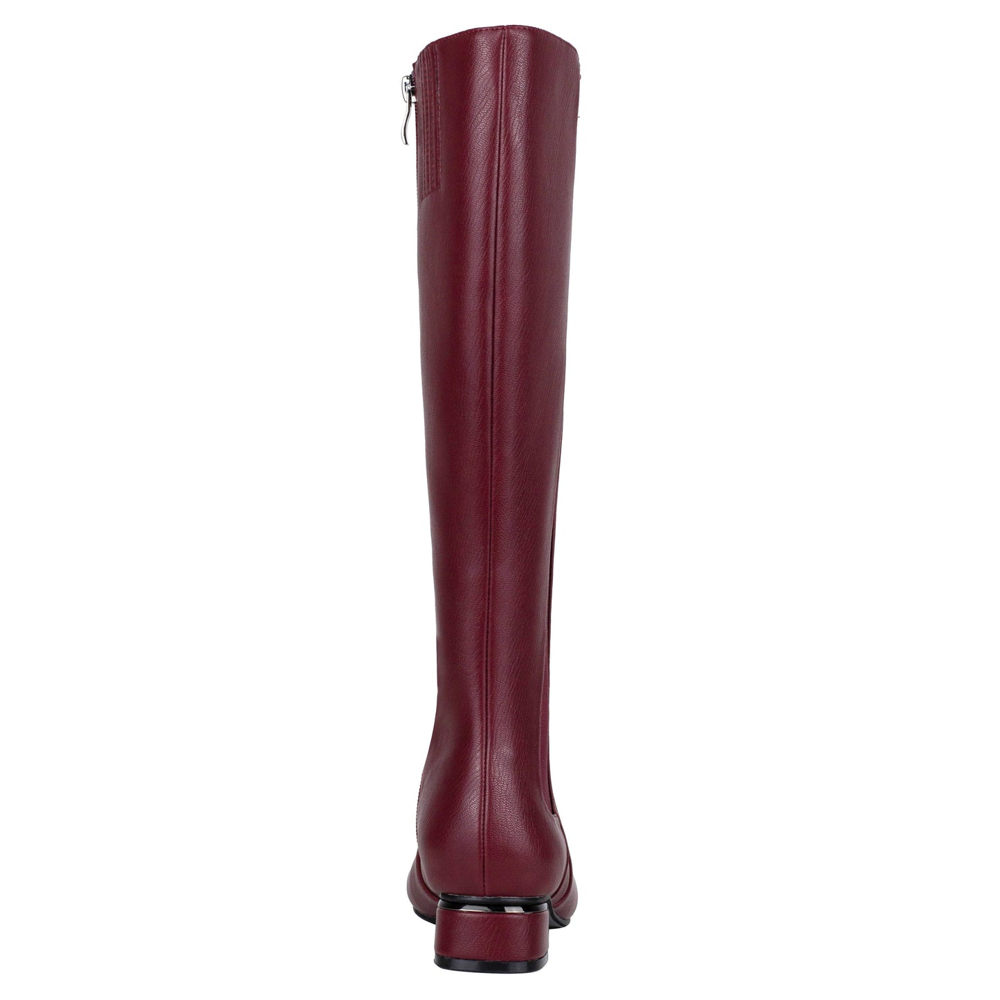 Eva Low Metallic Heel Tall Boot