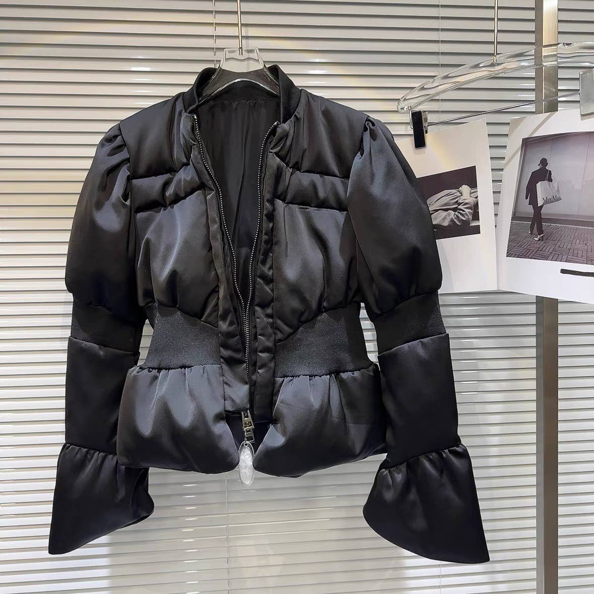 Ribbed Waist Down Jacket