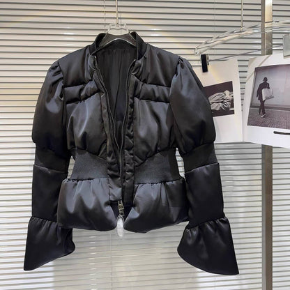 Ribbed Waist Down Jacket