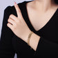 14K Gold Filled 9.3mm Panther Chain Bracelet W. Extend