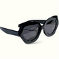 Stone oversized sunglasses