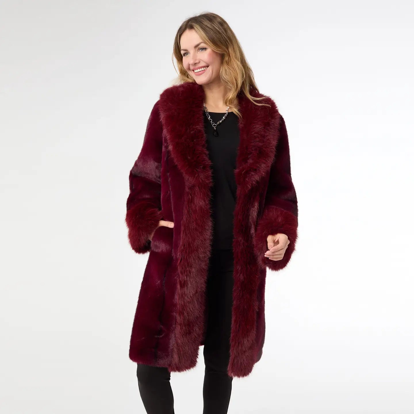 Evelyn Faux Fur Coat