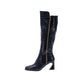 Ninety Union London Tall Croco-Printed High Heel Boot