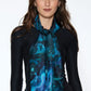 Blue Abstract Samiya Scarf