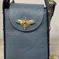 Bumble Bee Leather Cellphone Case Crossbody Bag JIJOU CAPRI