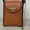 Bumble Bee Leather Cellphone Case Crossbody Bag JIJOU CAPRI
