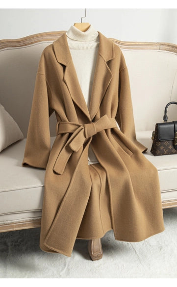 Double-Sided Cashmere Wool Coat