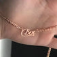 Chunky Chain Name Necklace