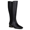 Eva Low Metallic Heel Tall Boot