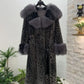 SY329 New Winter Long Faux Fur Coat