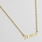 Figaro Chain Name Necklace