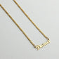Figaro Chain Name Necklace