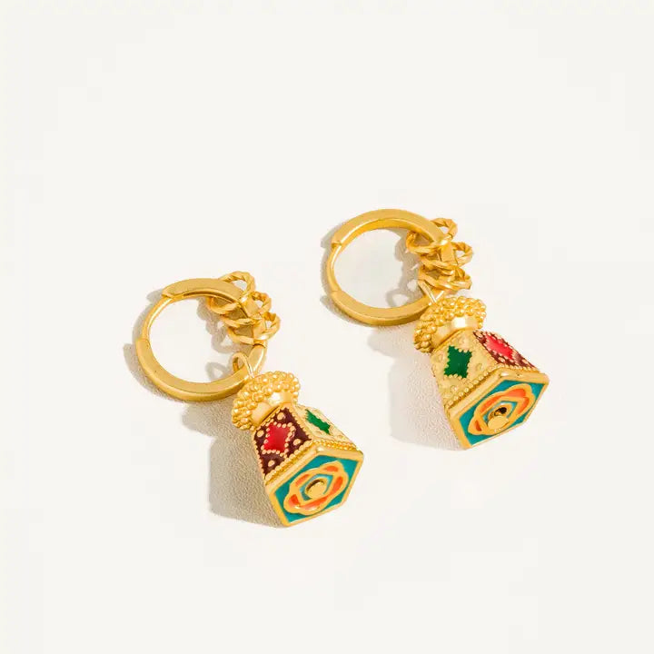 Isabel Bohemian 18k Gold-Plated Bell Tower Earring