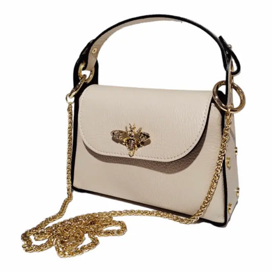 Maya Bumble Bee Leather Mini Crossbody  Bag By JIJOU CAPRI