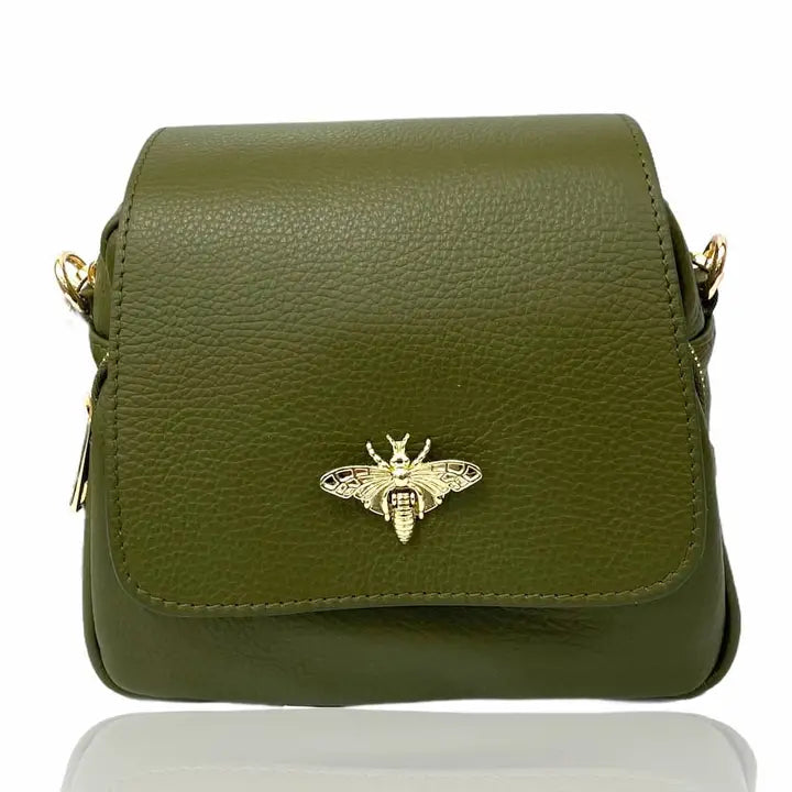 Bumble Bee Leather Crossbody  Bag JIJOU CAPRI