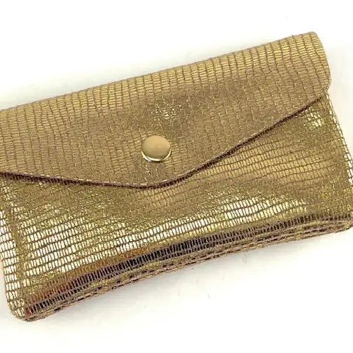 Italian Patty Sparkle Suede Leather Wallet JIJOU CAPRI