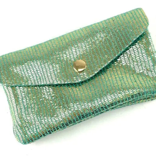 Italian Patty Sparkle Suede Leather Wallet JIJOU CAPRI