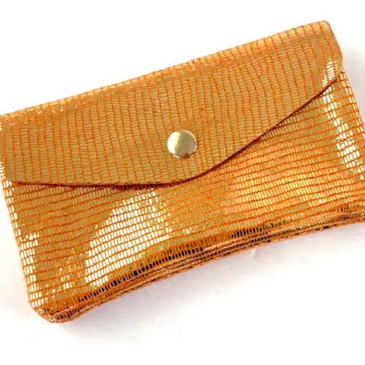 Italian Patty Sparkle Suede Leather Wallet JIJOU CAPRI