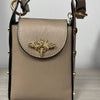 Bumble Bee Leather Cellphone Case Crossbody Bag JIJOU CAPRI