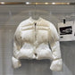 Ribbed Waist Down Jacket