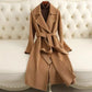 SY296 Slim Fit Mid-Length Double-Faced Wool Coat For Women
