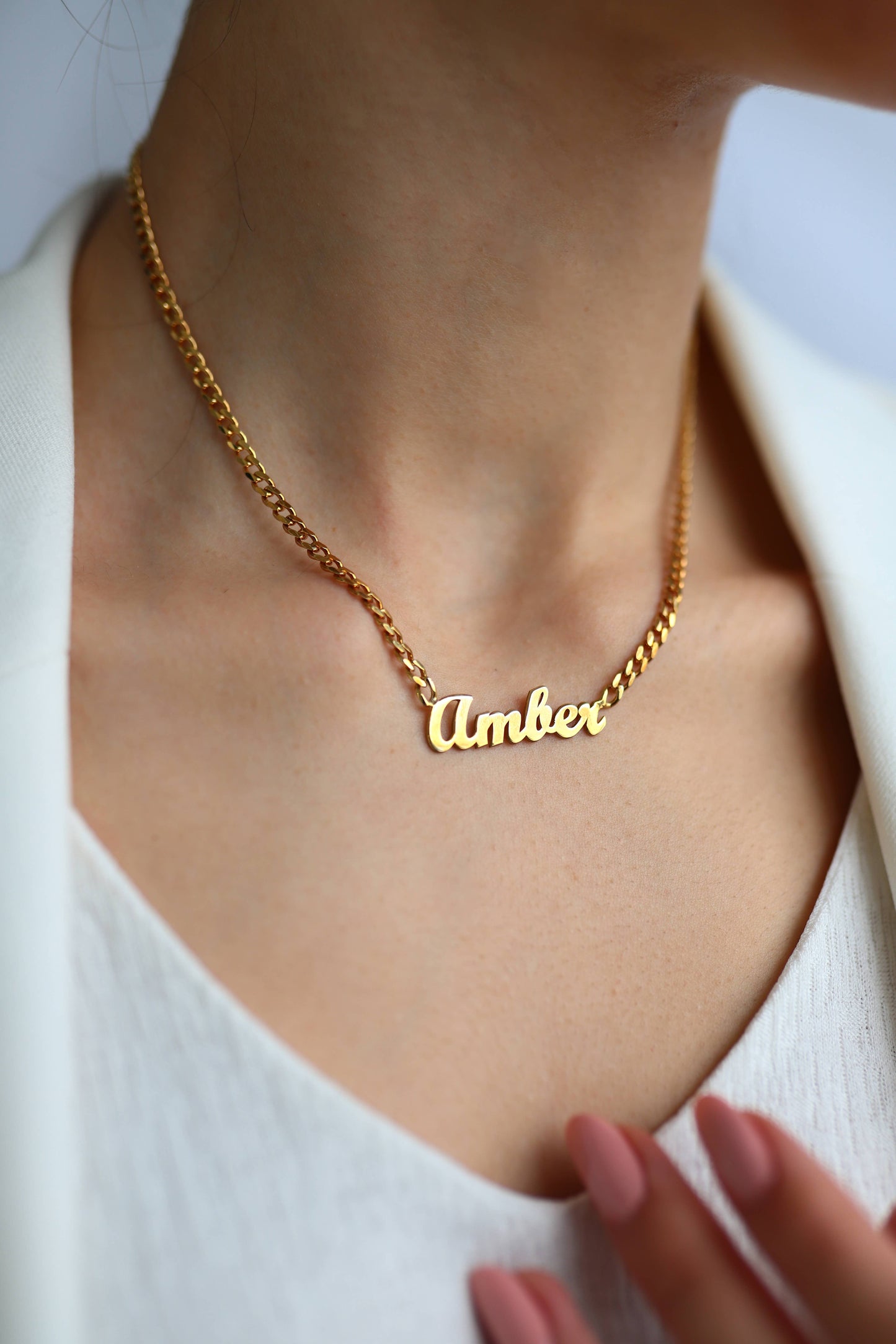 Chunky Chain Name Necklace