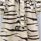 Animal Print Belted Trench coat