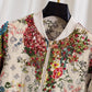 Beaded Jacquard Embroidered Bomber Jacket