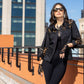 Lace Button Front Jacket