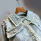Beaded Denim Jacket