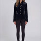Velvet Lace Peplum Jacket