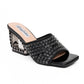 Royal Jewels Slide with Metallic Jewels Heel