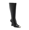 Jada Croco Print Tall Boot