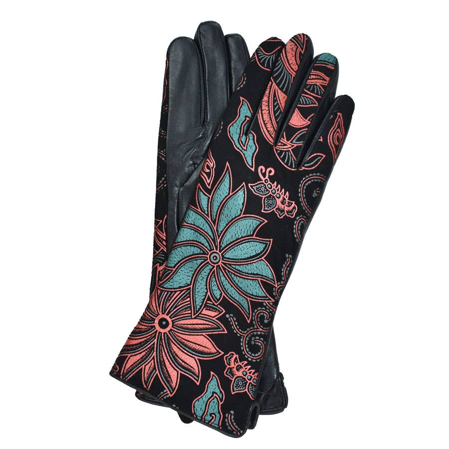 Lorenzo Metallic Leather Gloves