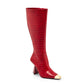 Jada Croco Print Tall Boot