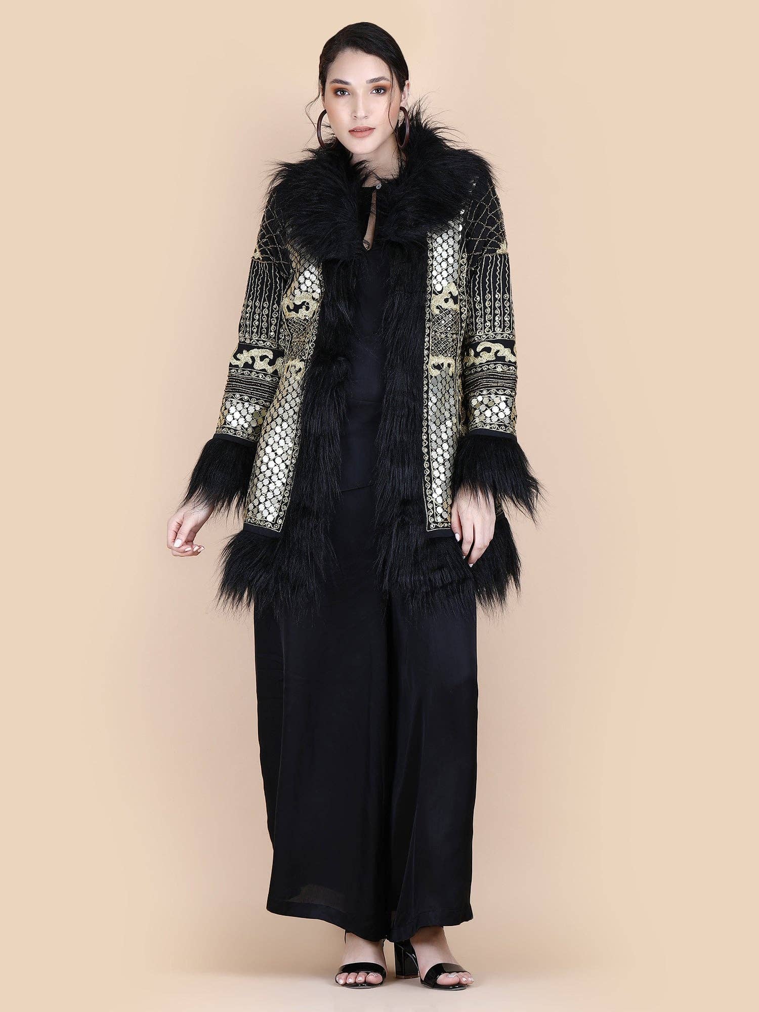 Kali Embellished Short Coat