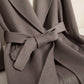 Double-Sided Cashmere Wool Coat