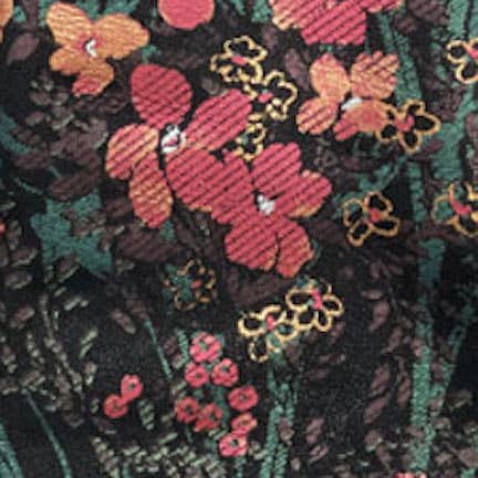 Fiorella Floral Printed Leather Gloves