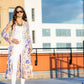 Floral Embroidered Sheer Lace Duster