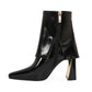 Farina Folded Calf Heel Bootie